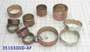 Комплект (11 шт) биметаллических втулок (вал 21 мм)  AW55-50SN / AW55- 351030DD-AF (BUSHING KITS)