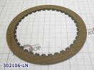 Фрикционный диск "High" [36Tx1,6x138] 4EAT / R4AX-EL Subaru 1998-Up 302106-LN (FRICTIONS)