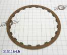 Фрикционный Диск O'Run [20Tx1,6x125] RE4F04A / JF403E (FO4-607A) 1990- 315116-LN (FRICTIONS)