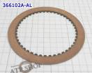 Фрикционный Диск C1 / C2 / C3 [46Tx2,0x96.29 х101.2х126.4] BTR6-4 M74 366102A-AL (FRICTIONS) 0593-044145