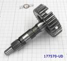 Ступица c валом 5HP19 [на ступице 36T, длина вала 127,64] 4th Clutch H 177570-UD (HUBS) 1056-232-071