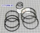 Комплект (8 шт) ZF5HP18 / ZF5HP19 компрессионных тефлоновых колец с 3D 177199K-AT (SEALING RINGS)