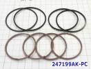 Комплект (8шт) компрессионных тефлоновых колец, FNR5, FS5A-EL, 3D-замк 247199AK-PC (SEALING RINGS)