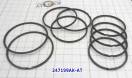 Комплект (9 шт) компрессионных тефлоновых колец, FNR5, FS5A-EL 3D-замк 247199AK-AT (SEALING RINGS)
