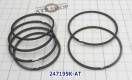 Комплект (6 шт) компрессионных тефлоновых колец 4F27E / FN4AEL, 3D-зам 247199K-AT (SEALING RINGS)