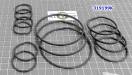 Комплект (13 шт) компрессионных тефлоновых колец RE5R05A 3D-замки (вхо 319199K-AT (SEALING RINGS)