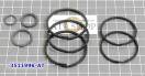 Комплект компрессионных тефлоновых колец из 8 штук AW55-50SN / AW55-51 351199K-AT (SEALING RINGS)