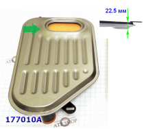 Фильтр, 5HP19 Audi VW / Skoda Глубокий поддон (высота фильтра от пласт 177010A (FILTERS) 01V-325-429, 0501-209-251