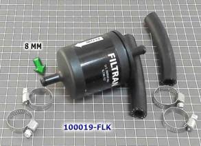 FIL KIT Universal cooler inline 8mm tube #100019-FLK (ASSOCIATED) для 