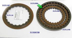 Комплект фрикционных дисков (Наружный диаметр диска сцепления реверс:1 (FRICTION MODULES)