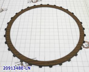 Фрикционный Диск [29Tx1,6x155] 5L40E №7 Low / Reverse Clutch односторо (FRICTIONS) 96024391