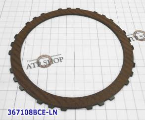 Фрикционный диск односторонний A6LF1 / A6LF2 / A6MF3, 3-5-reverse с на (FRICTIONS)