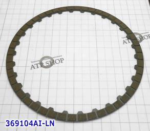 Фрикционный диск "2-7" Brake [174×2.8x30T] A8LR1 (односторонний, внутр (FRICTIONS) 45651-4F420(KIT)