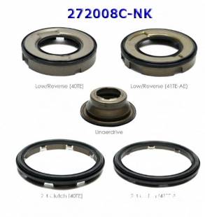 Комплект (5 шт) обрезиненных поршней, A604 (40TE / 41TE FWD / 41AE AWD (PISTONS AND RETAINERS)