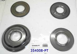 Комплект из 4-х обрезиненных поршней, TF-80SC / 81SC(AF21, AF40) 2005- (PISTONS AND RETAINERS)