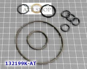 Комплект (8 шт) компрессионных тефлоновых колец 0AW (CVT) в т.ч. с 3D (SEALING RINGS)
