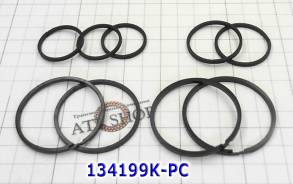 Комплект (9 шт) компрессионных тефлоновых колец TF-60SN / 09G / 09K / (SEALING RINGS)