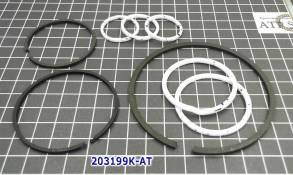 Комплект (7 шт) компрессионных колец 4L30 (металл + тефлон) (входят в (SEALING RINGS)