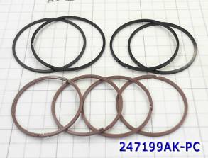 Комплект (8шт) компрессионных тефлоновых колец, FNR5, FS5A-EL, 3D-замк (SEALING RINGS)