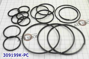 Комплект (15 шт) компрессионных тефлоновых колец JR710E / JR711 (замок (SEALING RINGS)