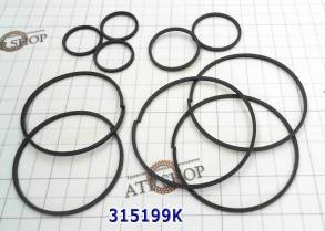 Комплект (10 шт) компрессионных тефлоновых колец RE4F04A / B/V / 4F20E (SEALING RINGS)