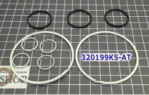 Комплект (9 шт) компрессионных тефлоновых колец RE0F09A / JF010E 3D-за (SEALING RINGS)