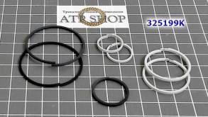 Комплект малый (7 шт) компрессионных тефлоновых колец JF015E (CVT) (в (SEALING RINGS)