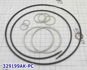 Комплект (9 шт) тефлоновых колец JF017E (в т.ч. 3D-замки), диаметр теф (SEALING RINGS)