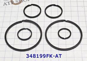 Комплект компрессионных тефлоновых колец K114 / K115 (БЕЗ БОЛЬШИХ КОЛЕ (SEALING RINGS)