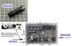 Манжета-трубка клапанной плиты R4 / V4 / R5 / V5A51 к 2-й скорости №95 363342A-EM (SEALING RINGS) MR263067