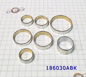 Комплект (7 шт) биметаллических втулок, ZF8HP45, ZF8HP50, ZF8HP55A, ZF (TEMP ITEMS)