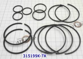 Комплект (10 шт) компрессионных тефлоновых колец RE4F04A / B/V / 4F20E (TEMP ITEMS)