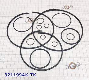 Комплект (14 шт) компрессионных тефлоновых колец RE0F06A, Sealing ring (TEMP ITEMS)
