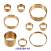 Комплект (9 шт) бронзовых втулок TR60SN / 09D Bushing Kit 2004-Up 136030A-AF (BUSHING KITS)