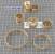 Комплект (8 шт) точёных бронзовых втулок 4F27E / FN4AEL, "OMEGA MACHIN 247030A-OM (BUSHING KITS)