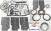 Мастеркит 6L80E (на двигатели 5,3-6,2 литра) (Комплект прокладок и сал (MASTER KITS)
