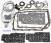 Комплект прокладок и сальников 6L80E / 6L90E с поршнями 1-ое поколение (OVERHAUL KITS)