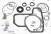 Комплект прокладок и сальников RE0F08A / JF009E(CVT) (Ремкомплект/ Ове 326002-PR (OVERHAUL KITS)