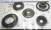 Комплект из 6-ти обрезиненных поршней, Piston KIT U540E / U541 / A4LB1 (PISTONS AND RETAINERS)
