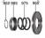 Поршень 3-й передачи, Piston, MGHA / MGSA / BAYA / BYBA / B7WA / M7WA 386965AB-EM (PISTONS AND RETAINERS) 22670-P7W-013