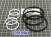 Комплект (7 шт) компрессионных тефлоновых колец 5L40E Sealing Ring Kit (SEALING RINGS)