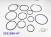 Комплект (11 шт) компрессионных тефлоновых колец, A340E / A341E / A343 (SEALING RINGS)