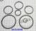 Комплект (9 шт) компрессионных тефлоновых колец, Sealing Ring Kit, U34 (SEALING RINGS)