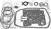 Баннеркит ZF5HP19, BMW 1995-Up (Комплект прокладок и сальников, всех ф 177006B-AT (TEMP ITEMS)