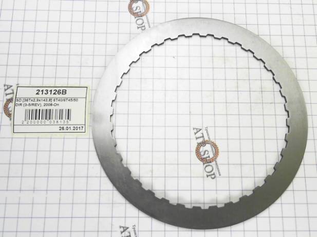 Стальной диск "3-5"/Rev (Direct) [36Tx2,9x143,8] 6T40 /  6T45 /  6T50 213126B (STEELS) 24230758